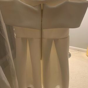 Charlotte Russe off shoulder white dress size 1X